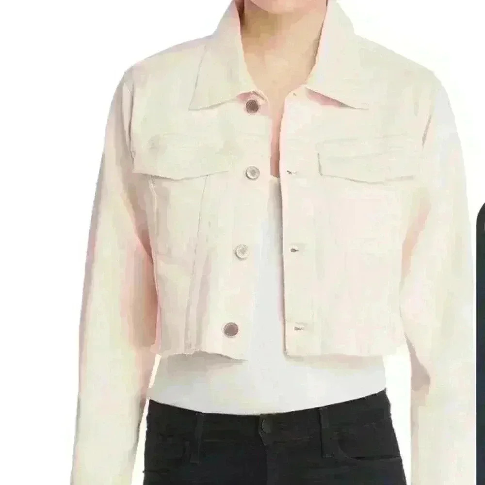 DL1961 Pastel pink denim jacket size xs (54)